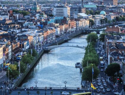 Dublin on rainy days